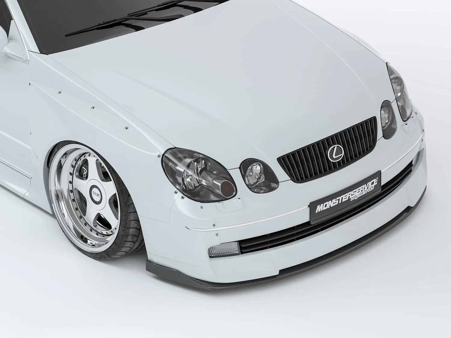  3D renders of Lexus GS300 
