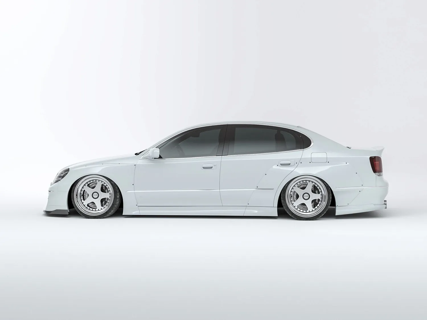  3D renders of Lexus GS300 