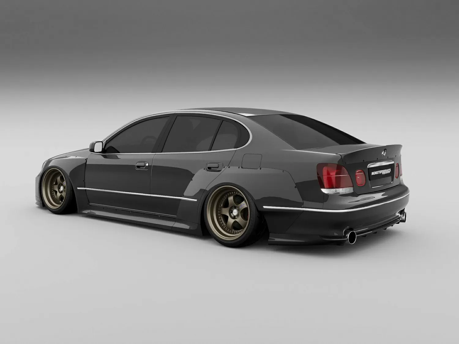 Wide body for Lexus GS 300