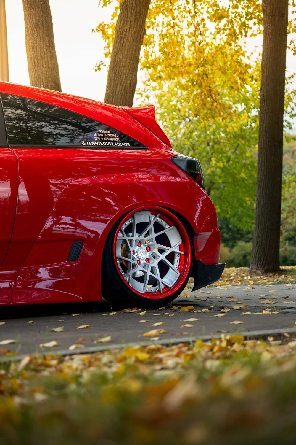 The first wide body Opel Astra!