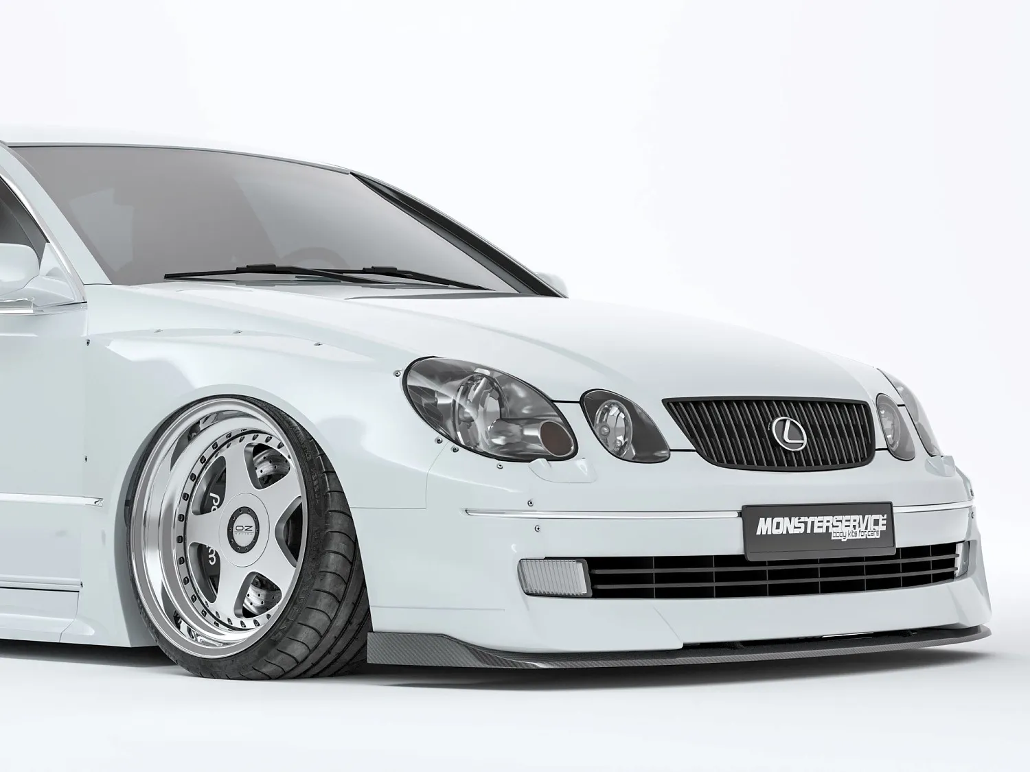  3D renders of Lexus GS300 