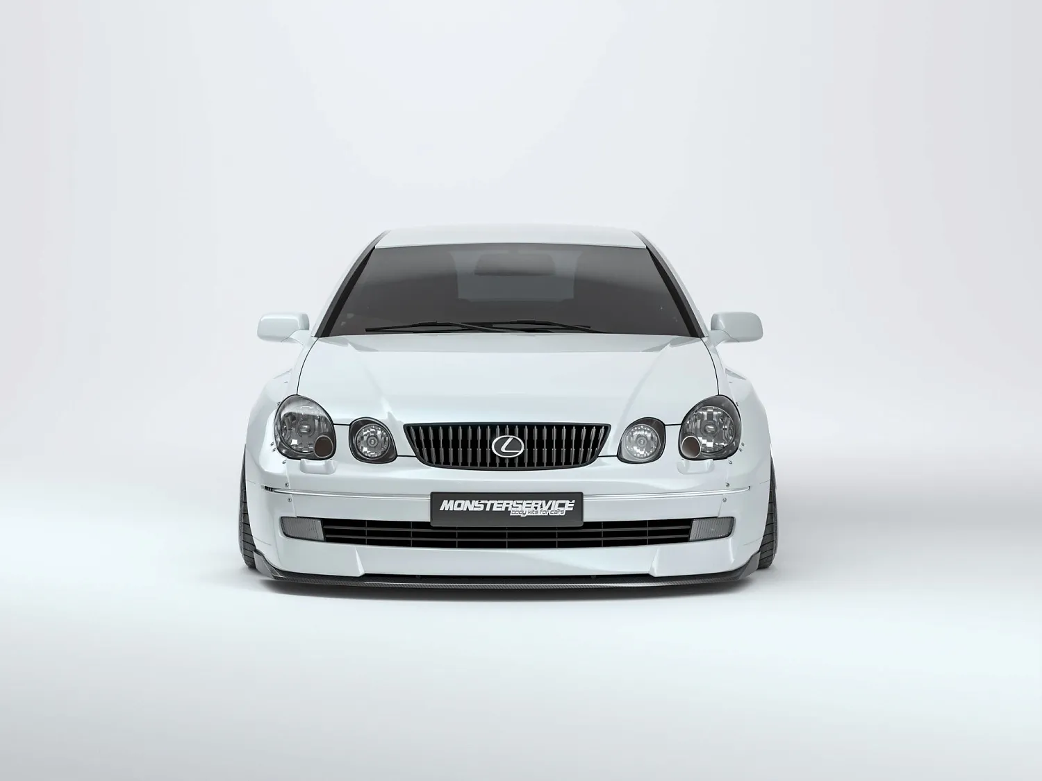  3D renders of Lexus GS300 