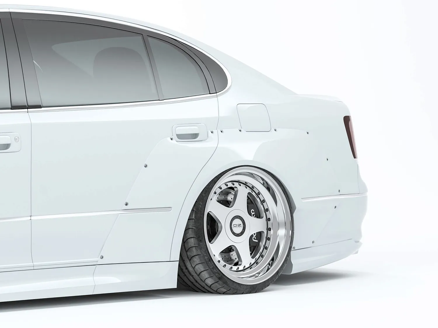  3D renders of Lexus GS300 