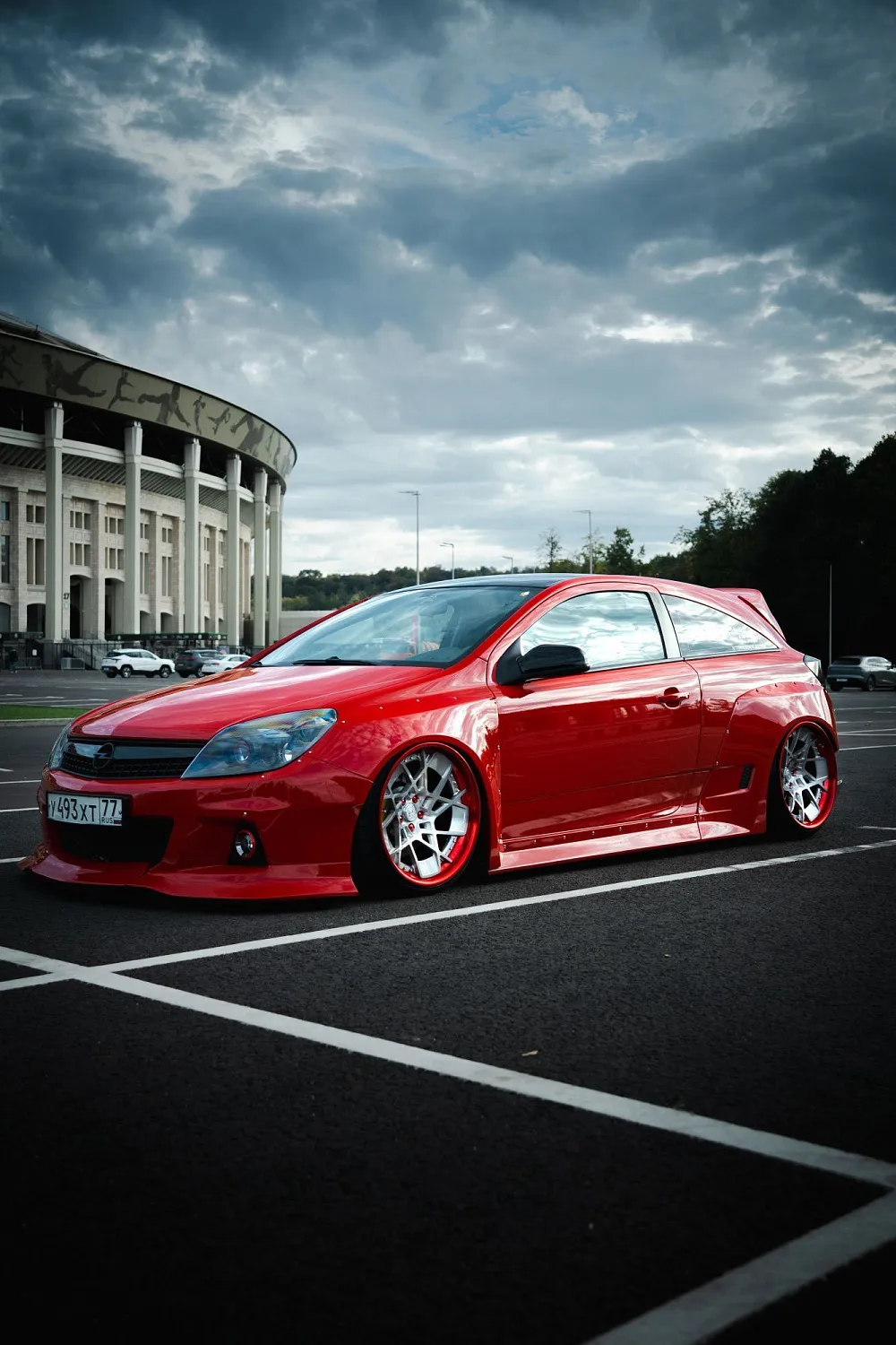 The first wide body Opel Astra!