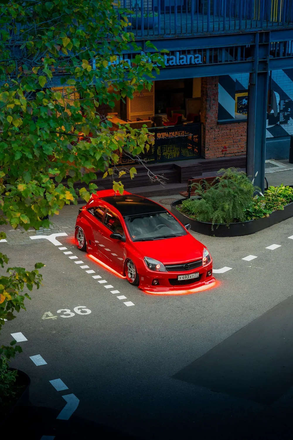 The first wide body Opel Astra!