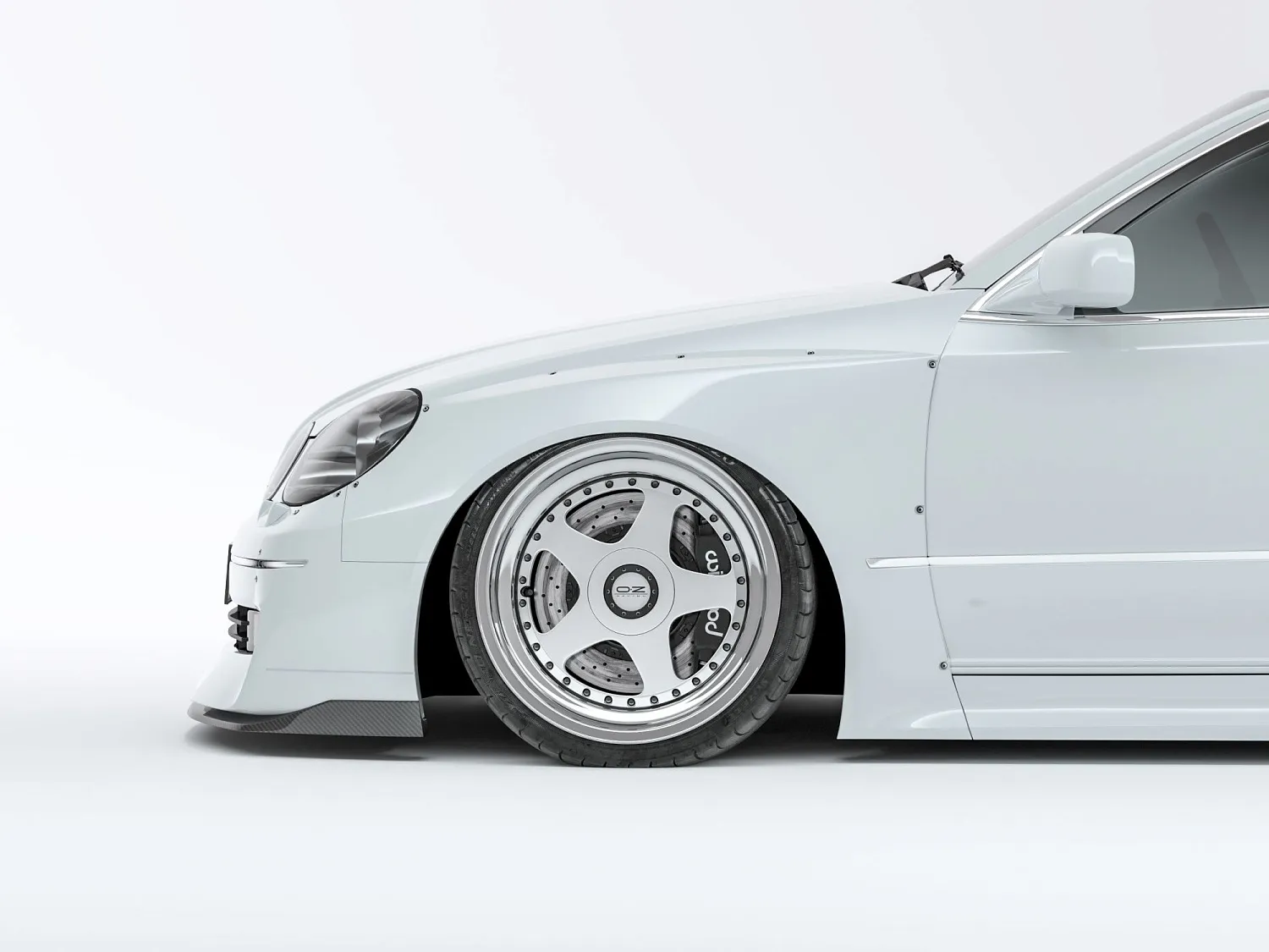 3D renders of Lexus GS300 