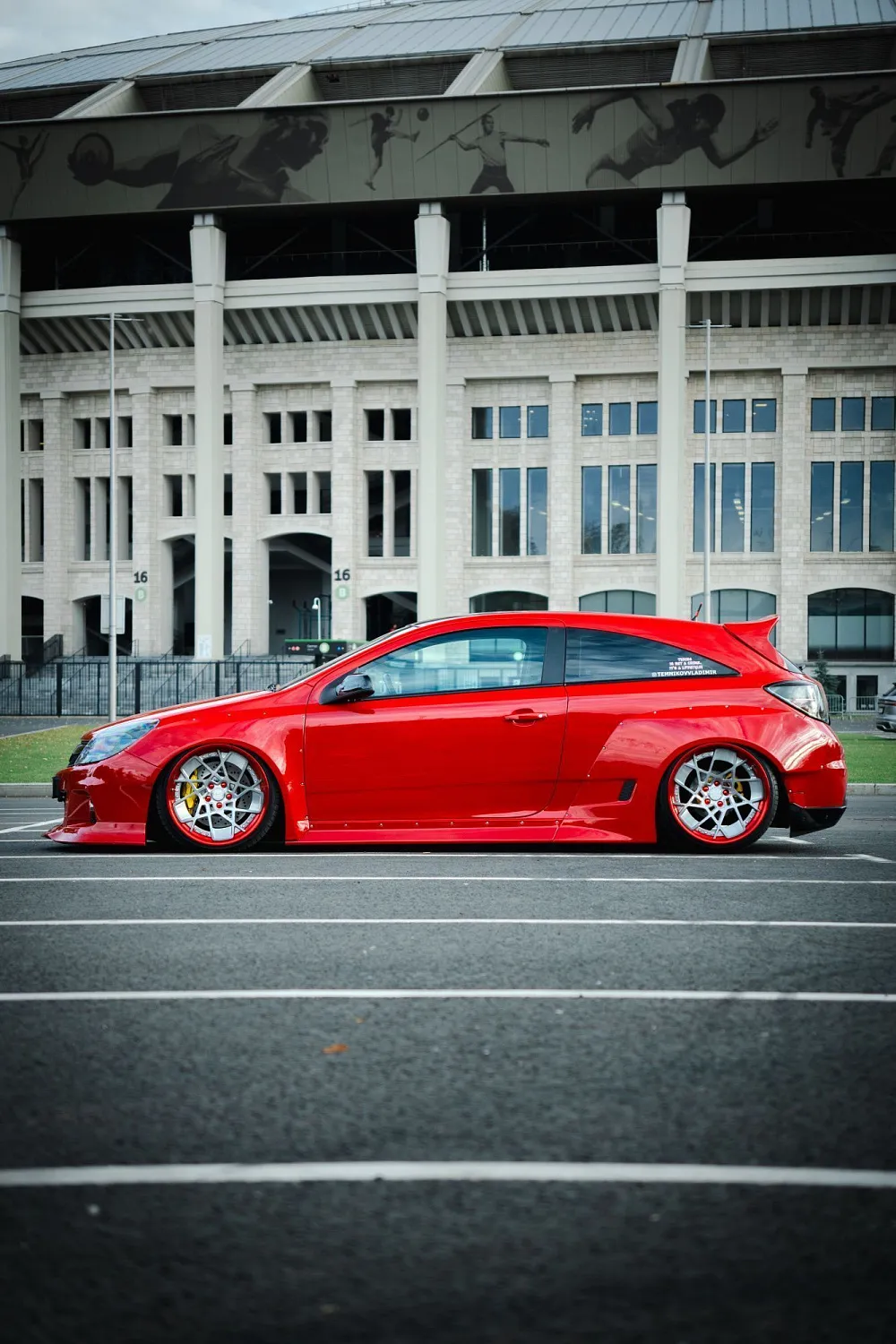 The first wide body Opel Astra!