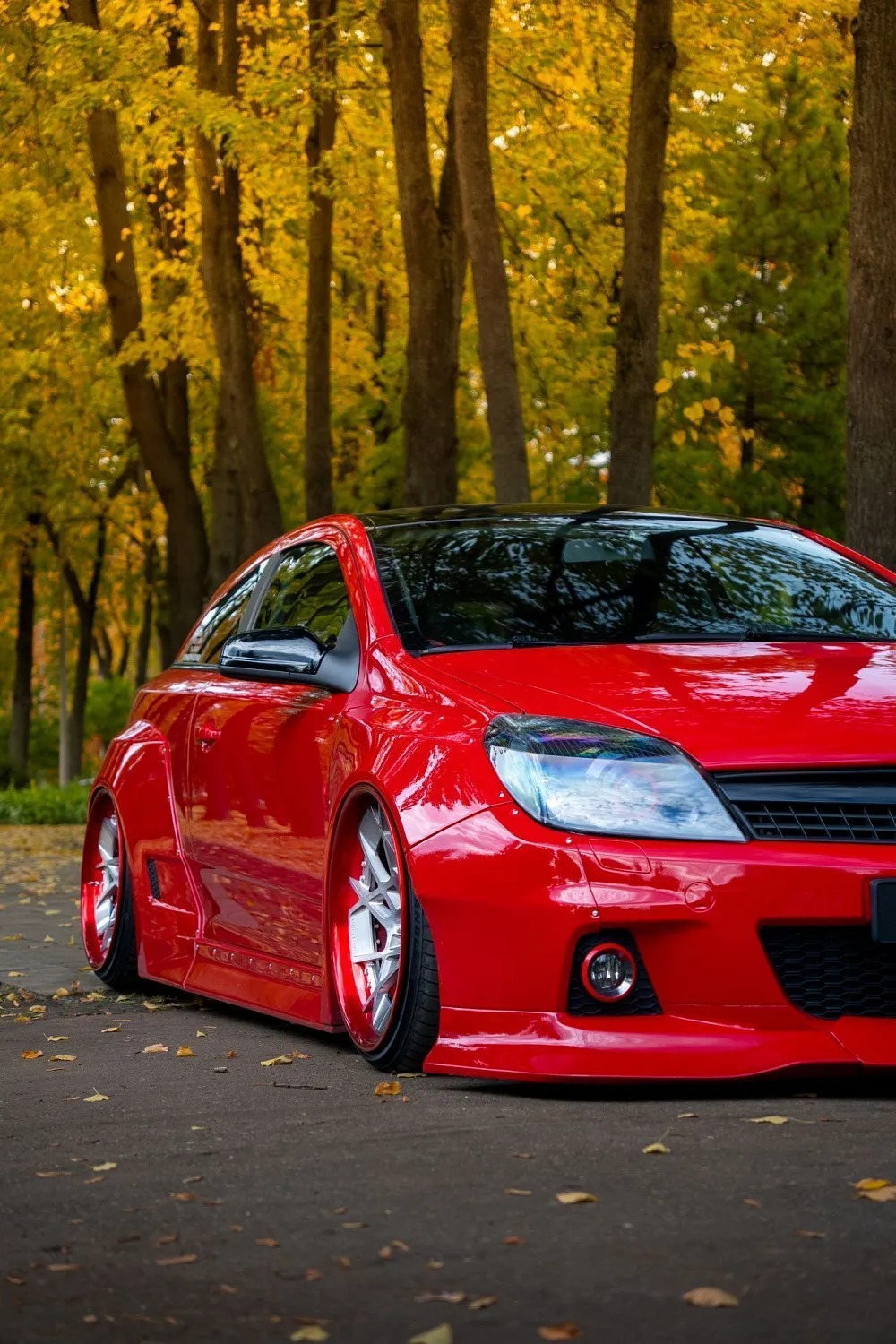 The first wide body Opel Astra!