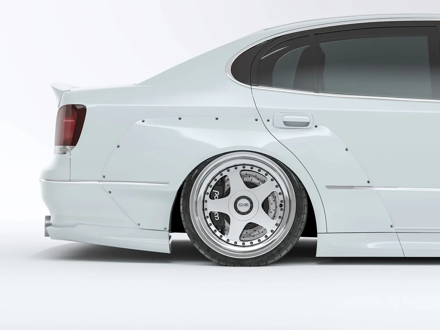  3D renders of Lexus GS300 