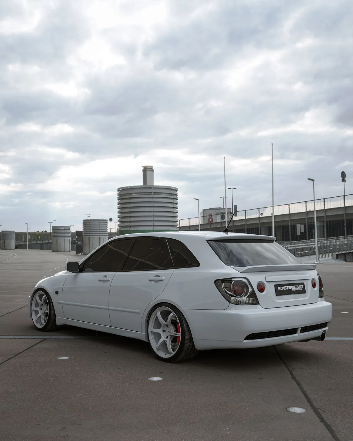 Product of April! Spoiler for Lexus Sportcross / Toyota Gita.