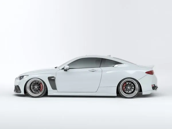 Rear bumper extensions Infiniti Q60