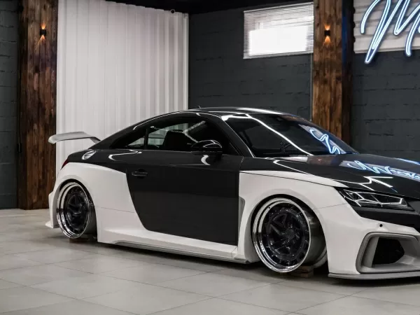 Carbon wing spoiler V1 Audi TT 8S