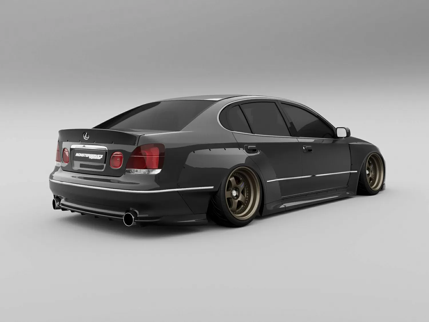 Wide body for Lexus GS 300