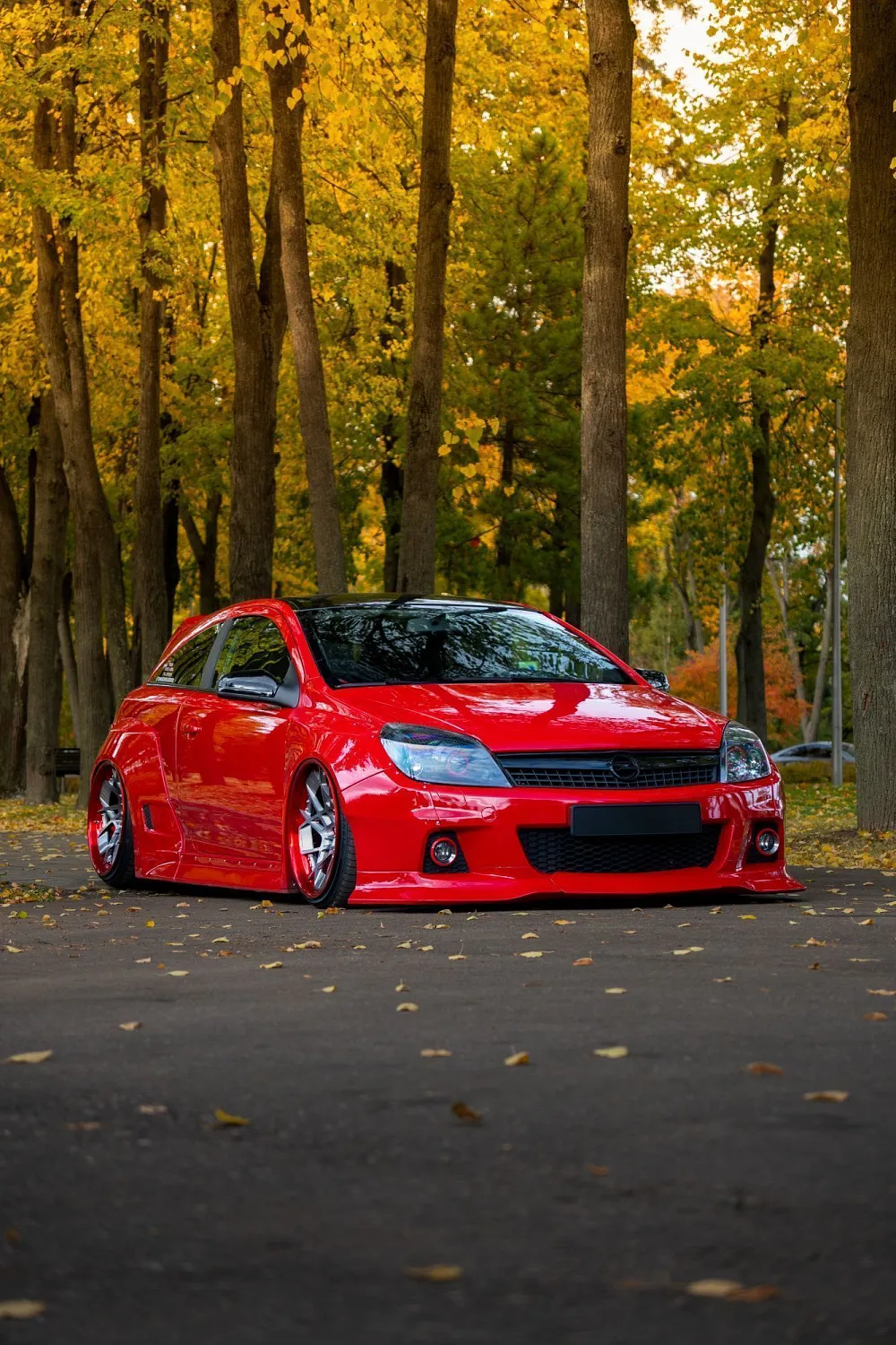 The first wide body Opel Astra!